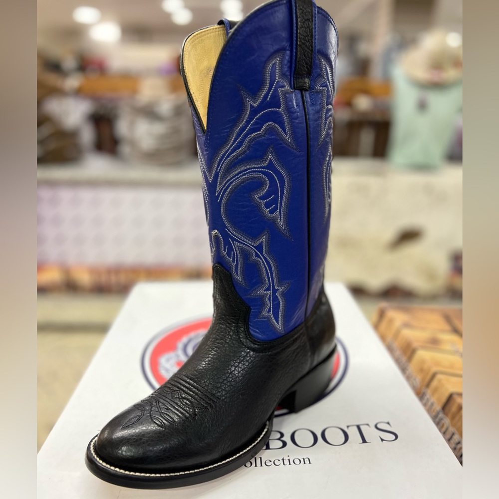 Hondo 2850 Black American Bison Boots